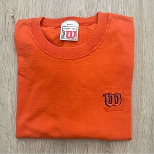 Wilson Athleticwear Tee Shirt Men's XL Embroidered Logo Short Sleeve Vintage USA